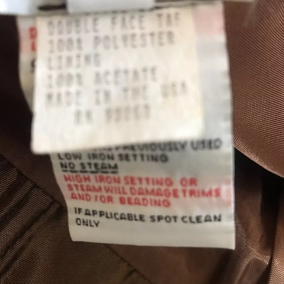 LAZARO USA Strapless Double Taffeta Chocolate/Gold Gown, Size 10, WOW, Worn 1X - Picture 6 of 6